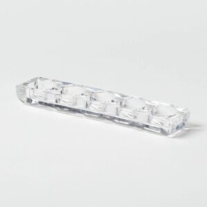 ROOM ESSENTIALS NWT 5 candelabra tealight candle holder -clear